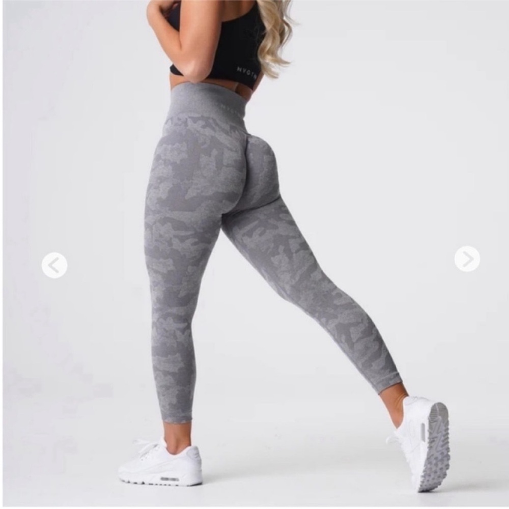 NVGTN Grey Camo Seamless Leggings Medium